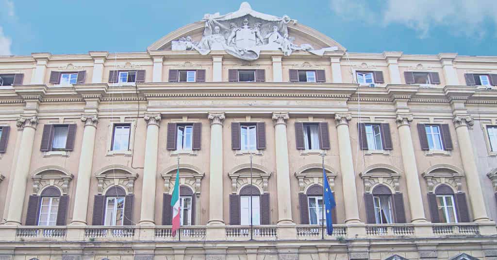 Facciata del Ministero dell'Economia e delle Finanze