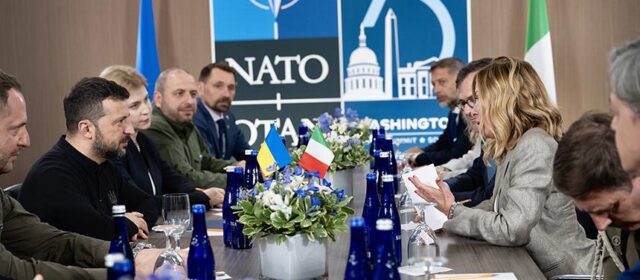 Incontro Meloni Zelensky al vertice NATO ad Ankara