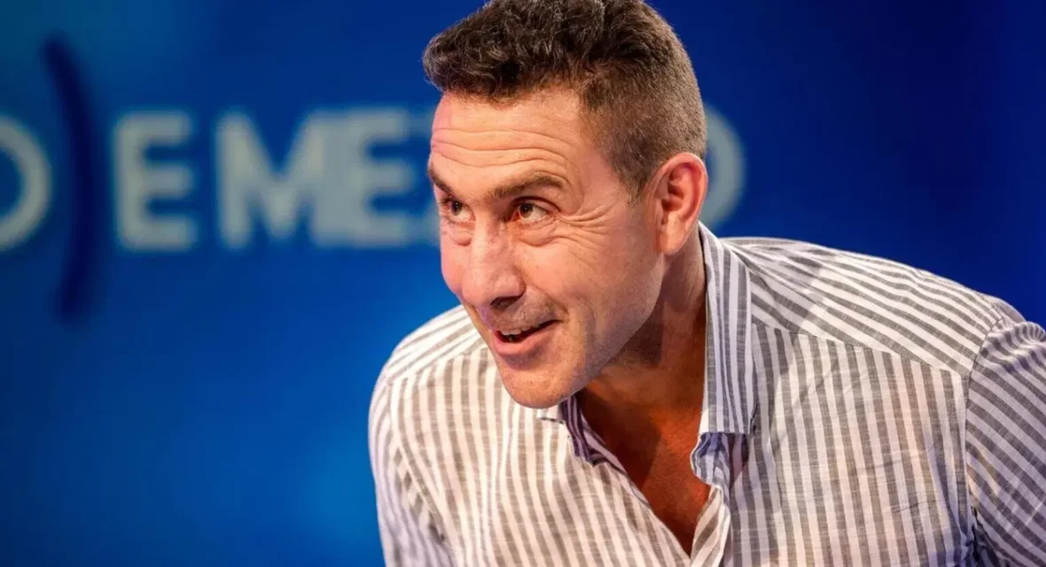 Roberto Vannacci durante un dibattito in tv