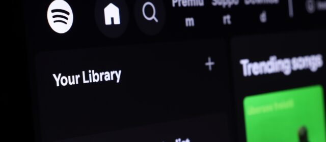 Screenshot dell'assistente conversazionale di Spotify
