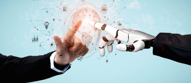 Rappresentazione grafica dell'intelligenza artificiale negli acquisti