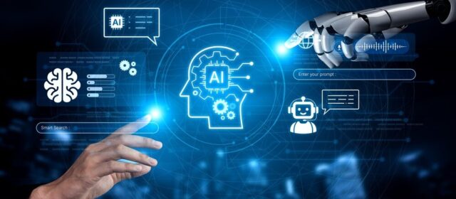 Illustrazione sull'adozione dell'intelligenza artificiale