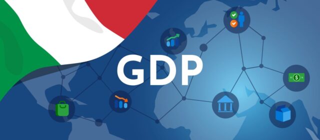 Grafico delle previsioni di crescita del Pil italiano