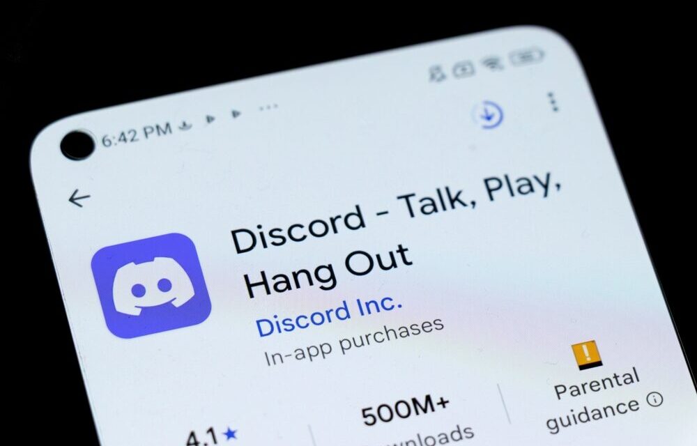 Screenshot di Discord con Game Mode attivato
