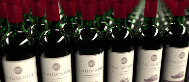 Vino italiano in esportazione