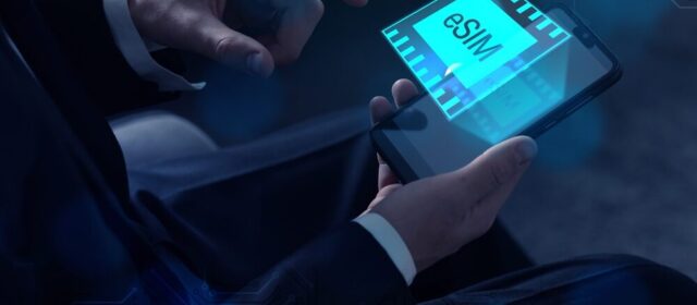 Rappresentazione grafica di eSIM per viaggi d'affari
